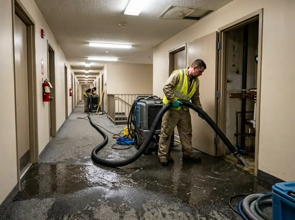 multi-unit-apartment-hallway-f-005 — frequently asked questions, Emergency Burst Pipe Water Extraction & Removal in Alondra…